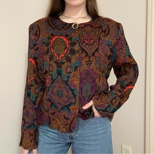 Vintage Paisley Blouse